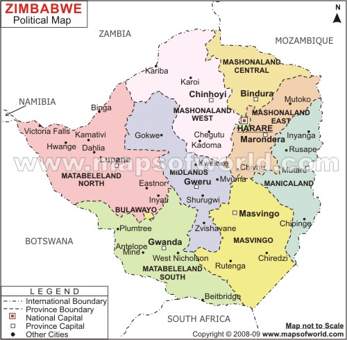Harare map
